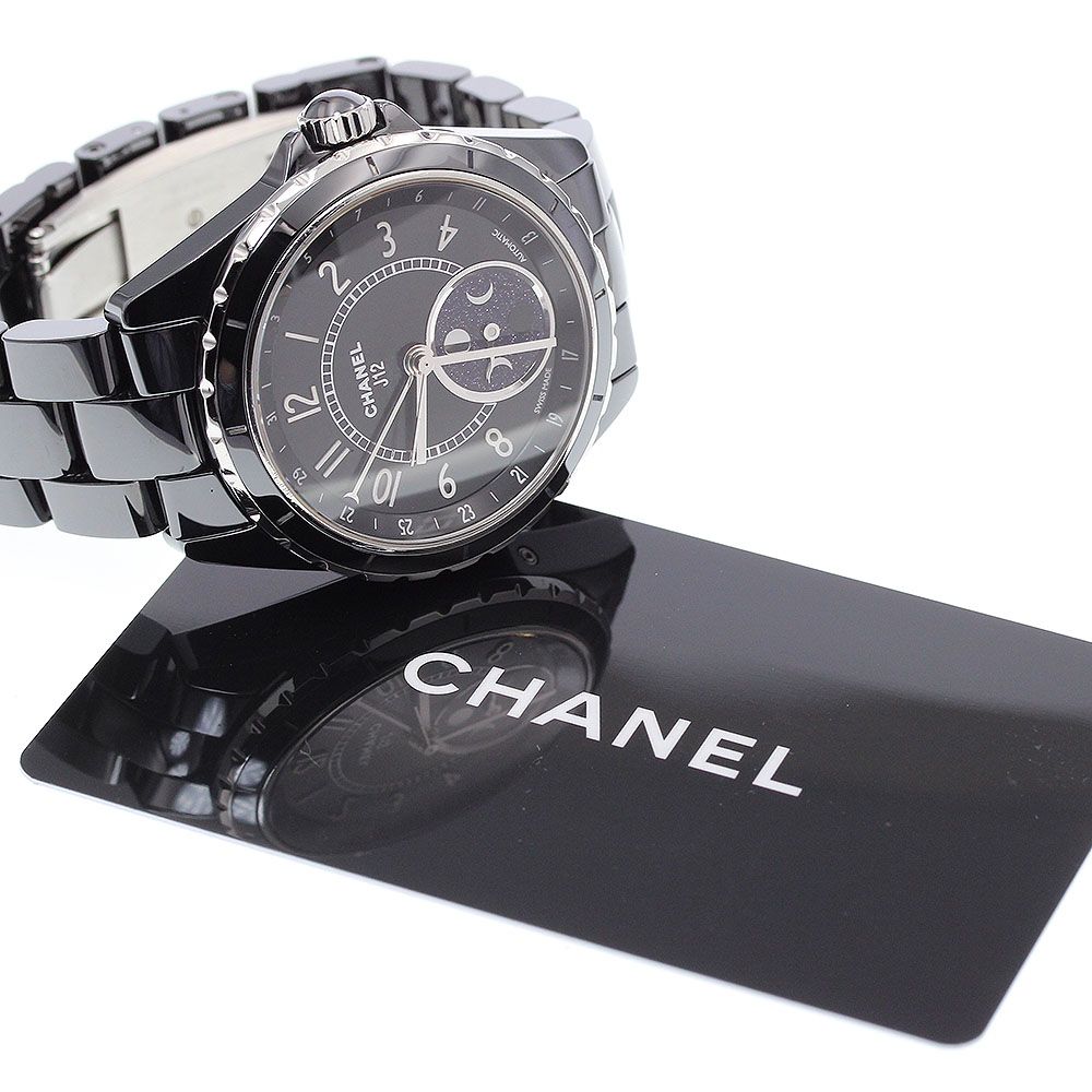 シャネル CHANEL H3406 J12 ファーズドゥリュヌ ムーンフェイズ 自動巻き メンズ 保証書付き_913249 シャネル CHANEL H3406 J12 ファーズドゥリュヌ ムーンフェイズ 自動