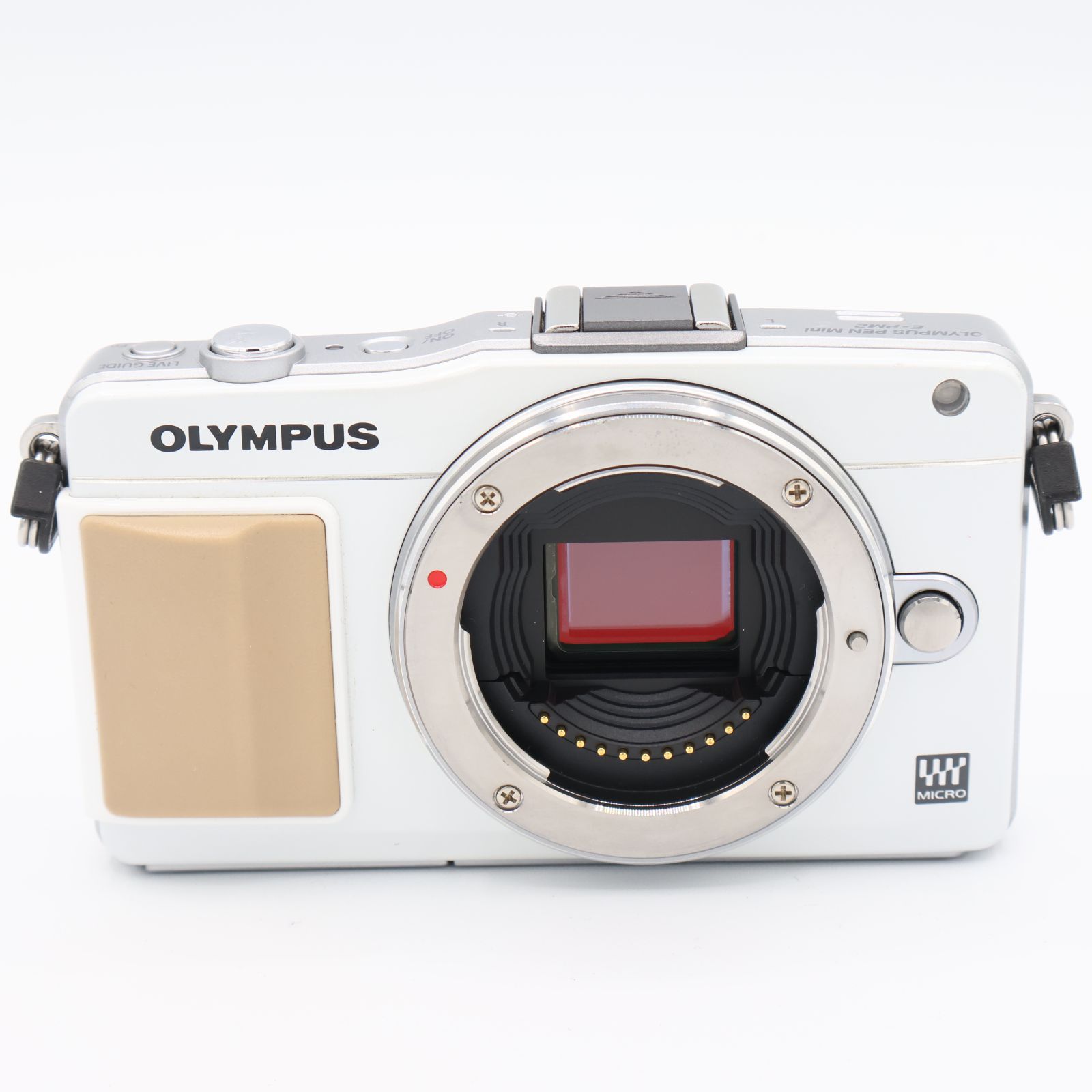 OLYMPUS ミラーレス一眼 PEN mini E-PM2 レンズキット ホワイト E-PM2