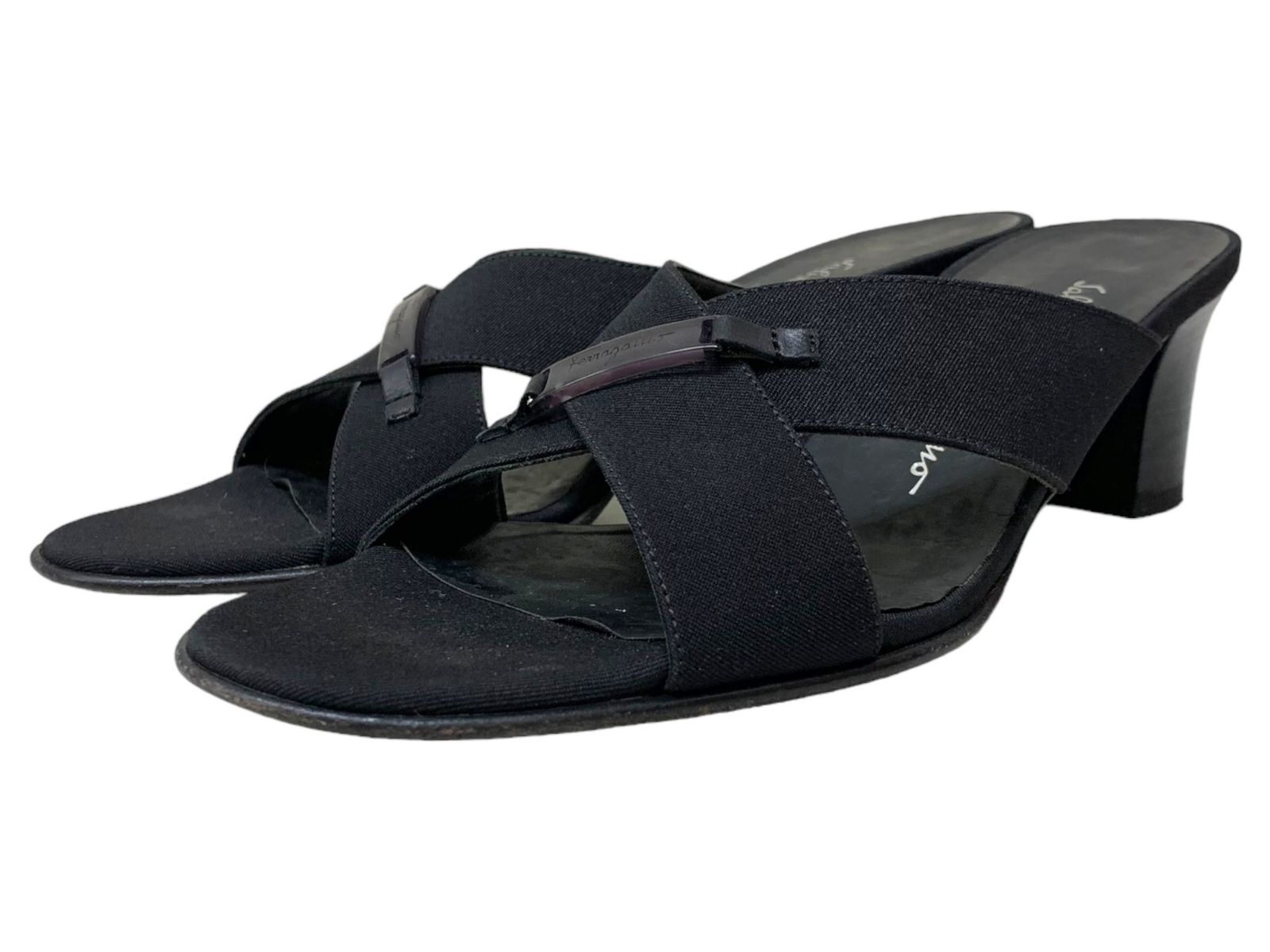 フェラガモサンダル　美品 楽天市場】フェラガモ FERRAGAMO スライドサンダル マルチカラー