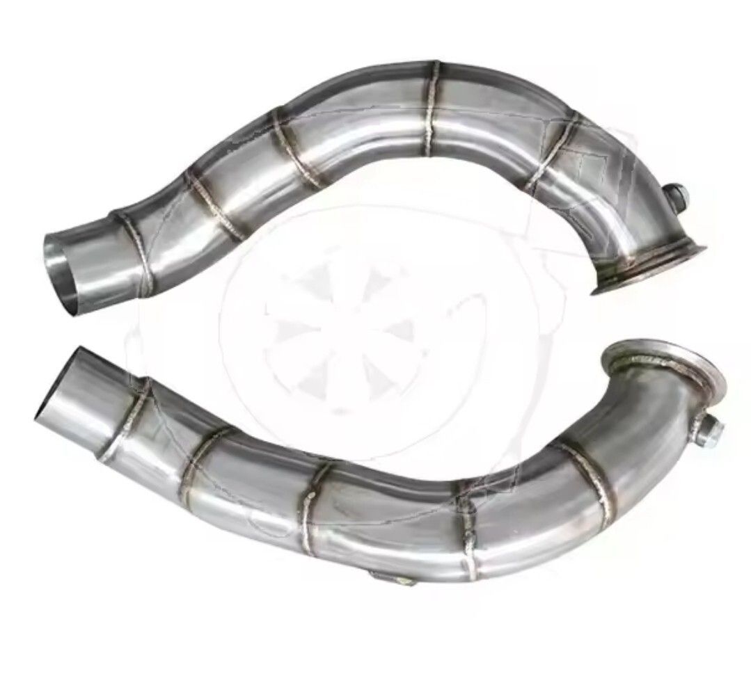 BMW M5 F10 M6 F12 F13 S63 ダウンパイプ エキゾーストパイプ 2012 パーツ ステンレス