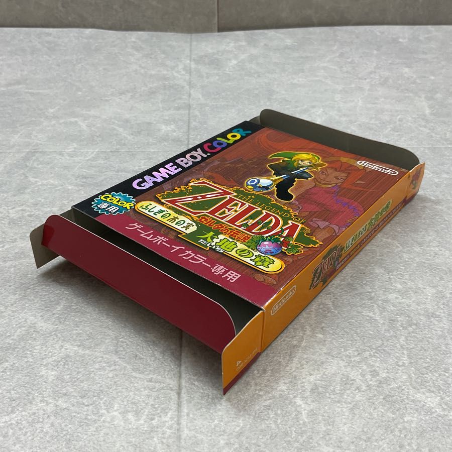 ゲームボーイカラー専用/GBC/ ゼルダの伝説 ふしぎの木の実 大地