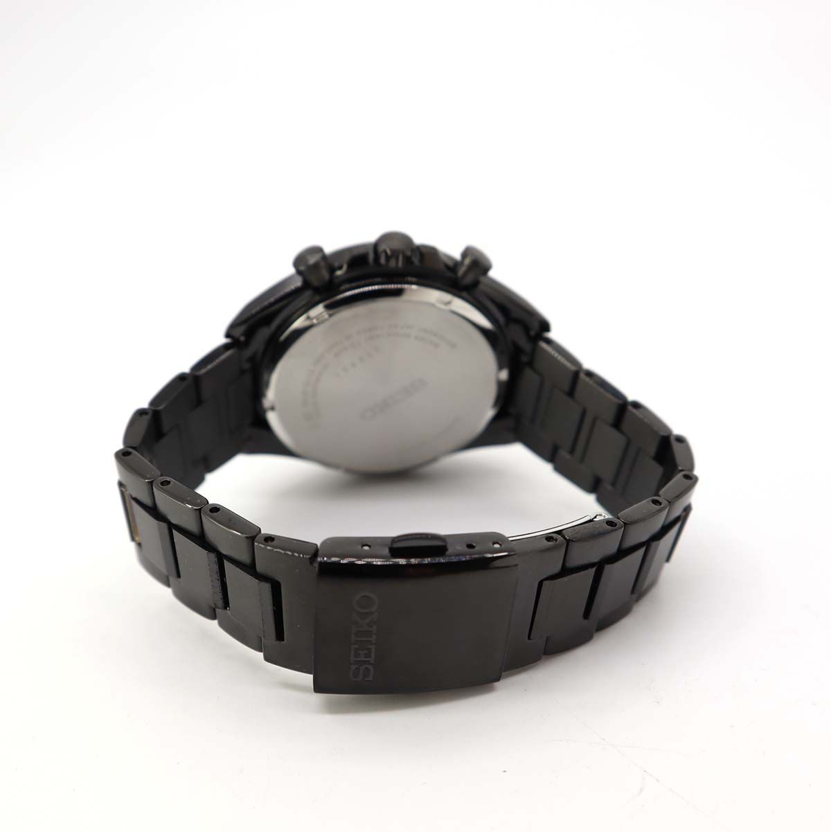 腕時計 セイコー SEIKO SBPY169 ソーラー クロノグラフ ブラック SS 