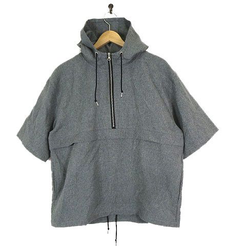 ハルハム HALHAM ビッグシルエット プルオーバー アノラック シャツ  