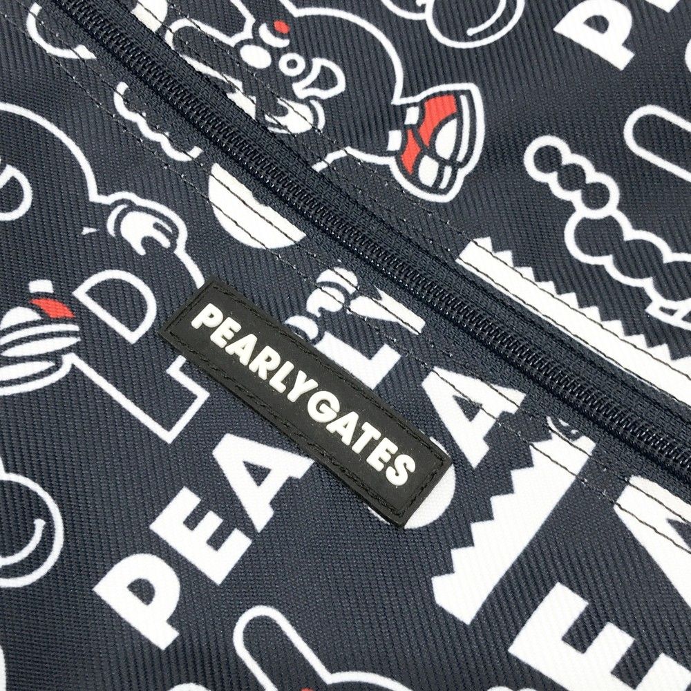 PEARLY GATES ニコちゃん　総柄　ワンピース パーリーゲイツ スカート ネイビー×イエロー ニコちゃん総柄
