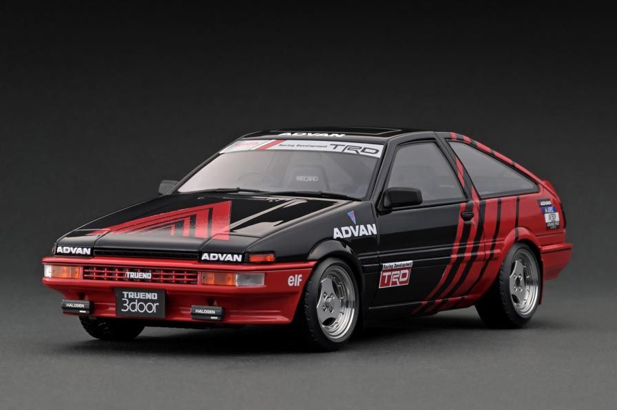 Toyota Sprinter Trueno 3Dr GT Apex AE86 Black Red