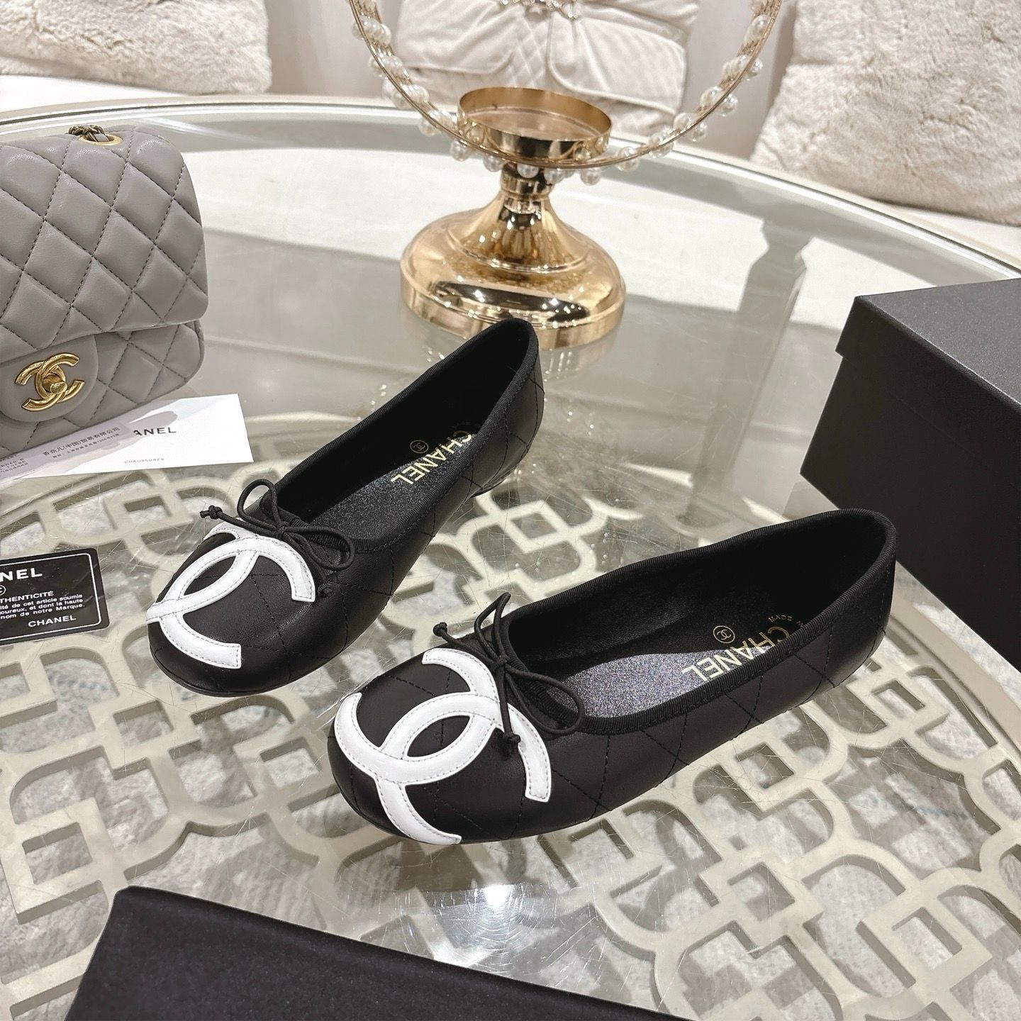 CHANEL シャネル 25A サマー バウ パンプス04-3 - メルカリ