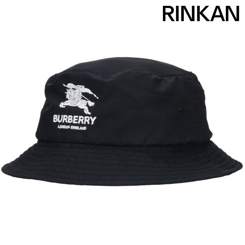 シュプリーム ×バーバリー Burberry  22SS  Crusher Hat ロゴ刺繍クラッシャーバケットハット メンズ M/L 【2/27～3/18 タイムセール】