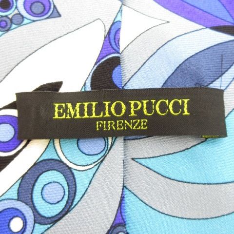 エミリオプッチ EMILIO PUCCI ネクタイ ワイド シルク 絹 プッチ