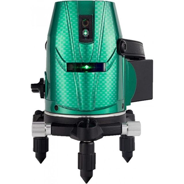 山真製鋸 YAMASHIN スーパーナビ グリーンレーザー 墨出し器 GV-06-J GV-06 本体 受光器 セットモデル 4方向大矩 4垂直 1水平ライン照射タイプ