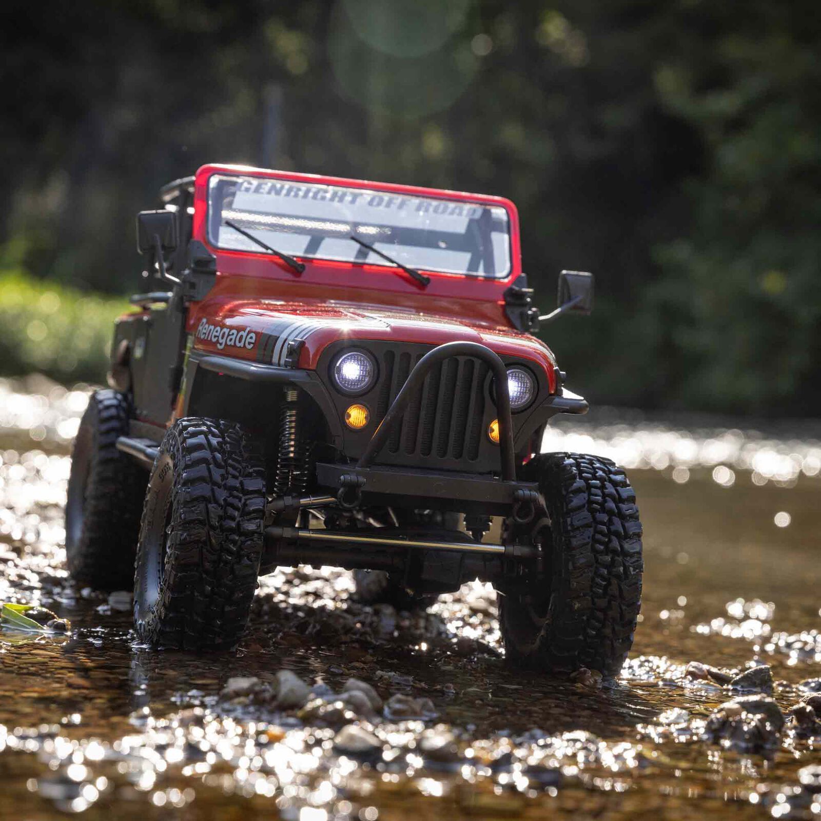 アキシャルSCX10 III Jeep CJ7 AXIAL SCX10 III Jeep CJ-7 4WD RTR (czerwony)