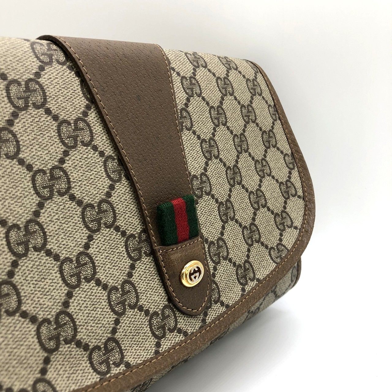 GUCCI グッチ　GG スプリーム　シェリーライン　セカンドバッグ　ポーチ 楽天市場】GUCCI グッチ オールドグッチ クラッチバッグ