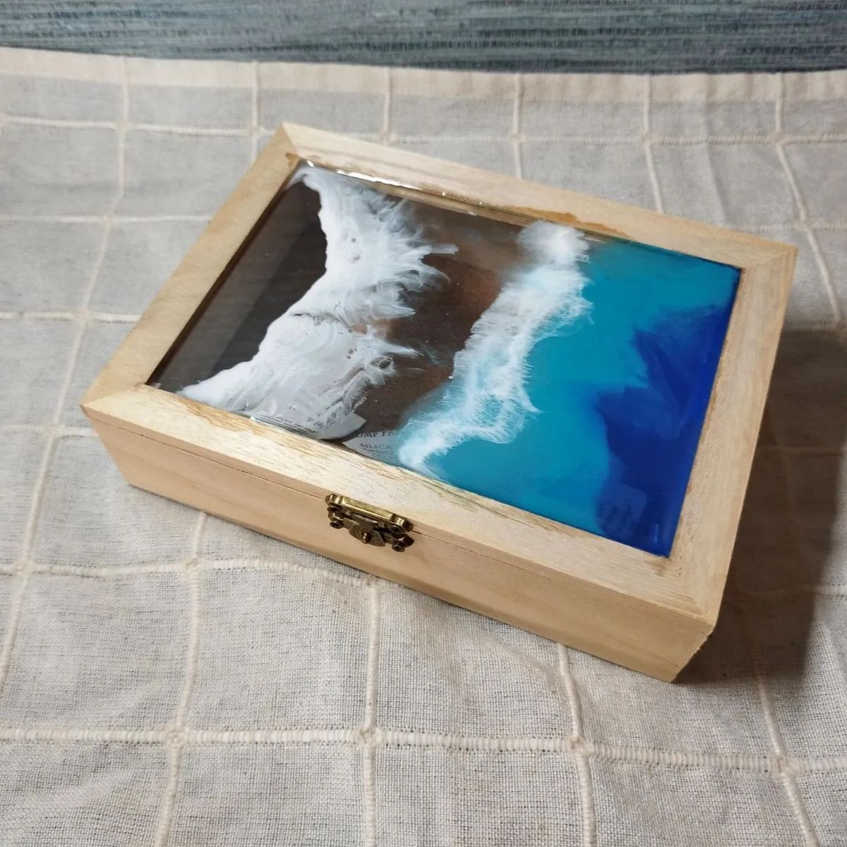 ☆レジンアート 海 BOX☆レジン インテリア アクセサリー ケース  
