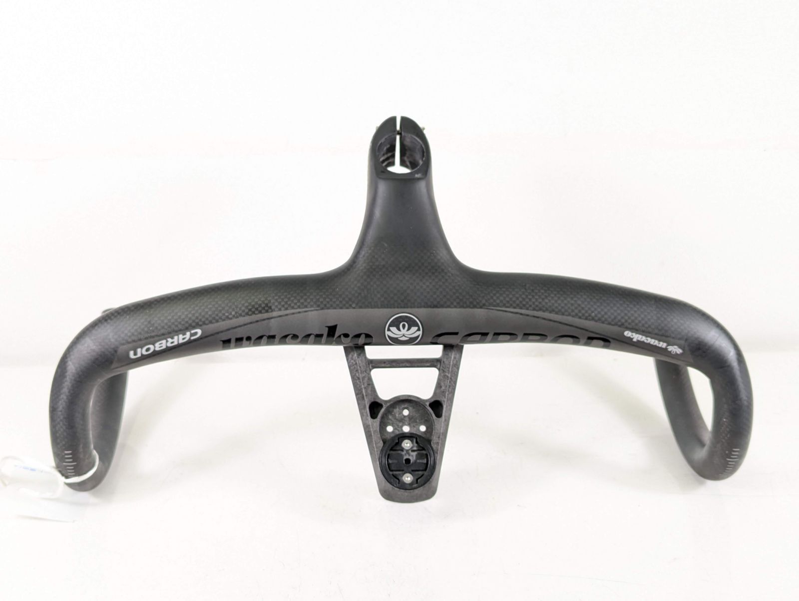 並品】Wacako Carbon ステム一体型 実測400mm 28.6mm ドロップ 並品】Wacako Carbon ステム一体型 実測400mm 28.6mm ドロップ