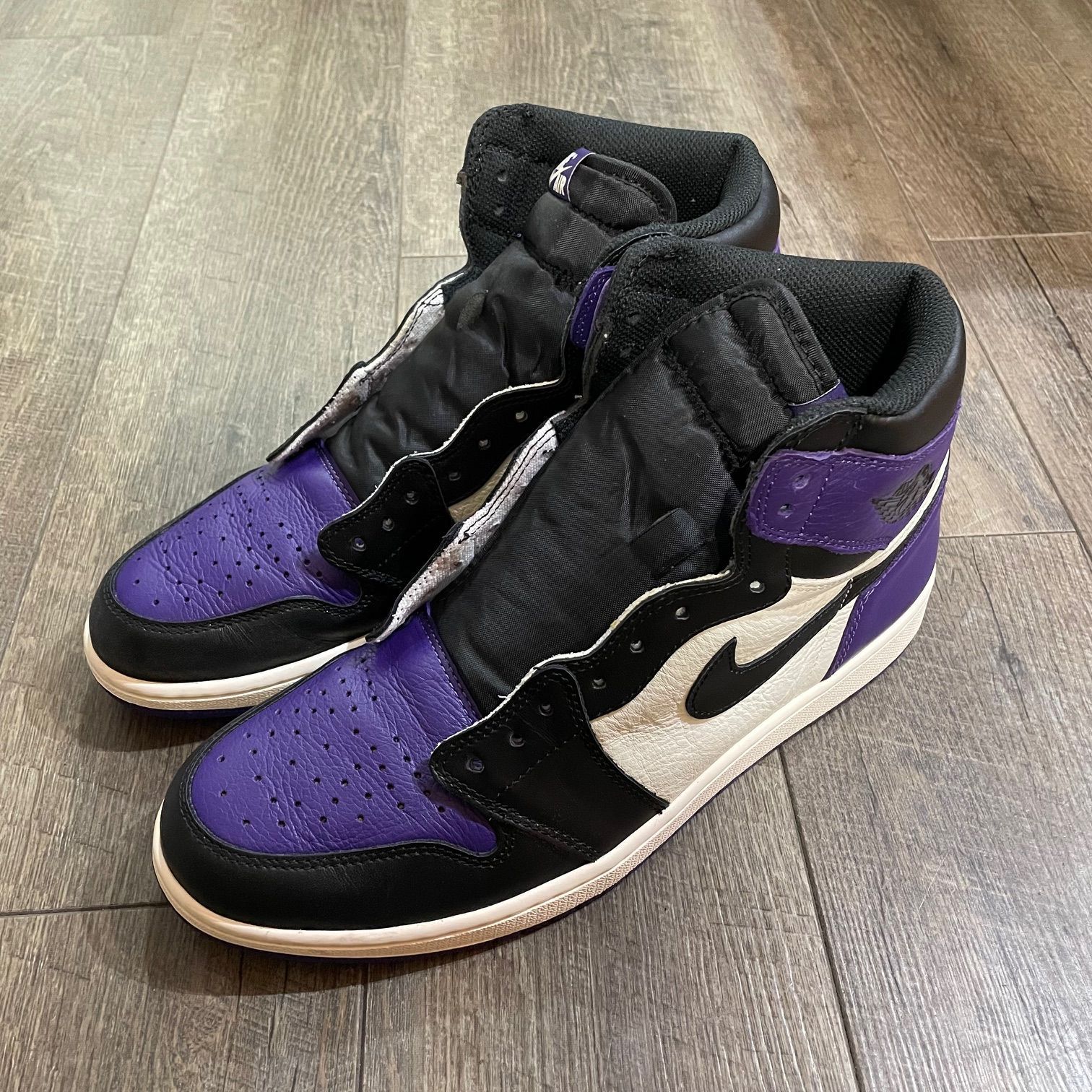 美品 Nike Air Jordan 1 Retro High OG Court Purple 2018年製 555088 