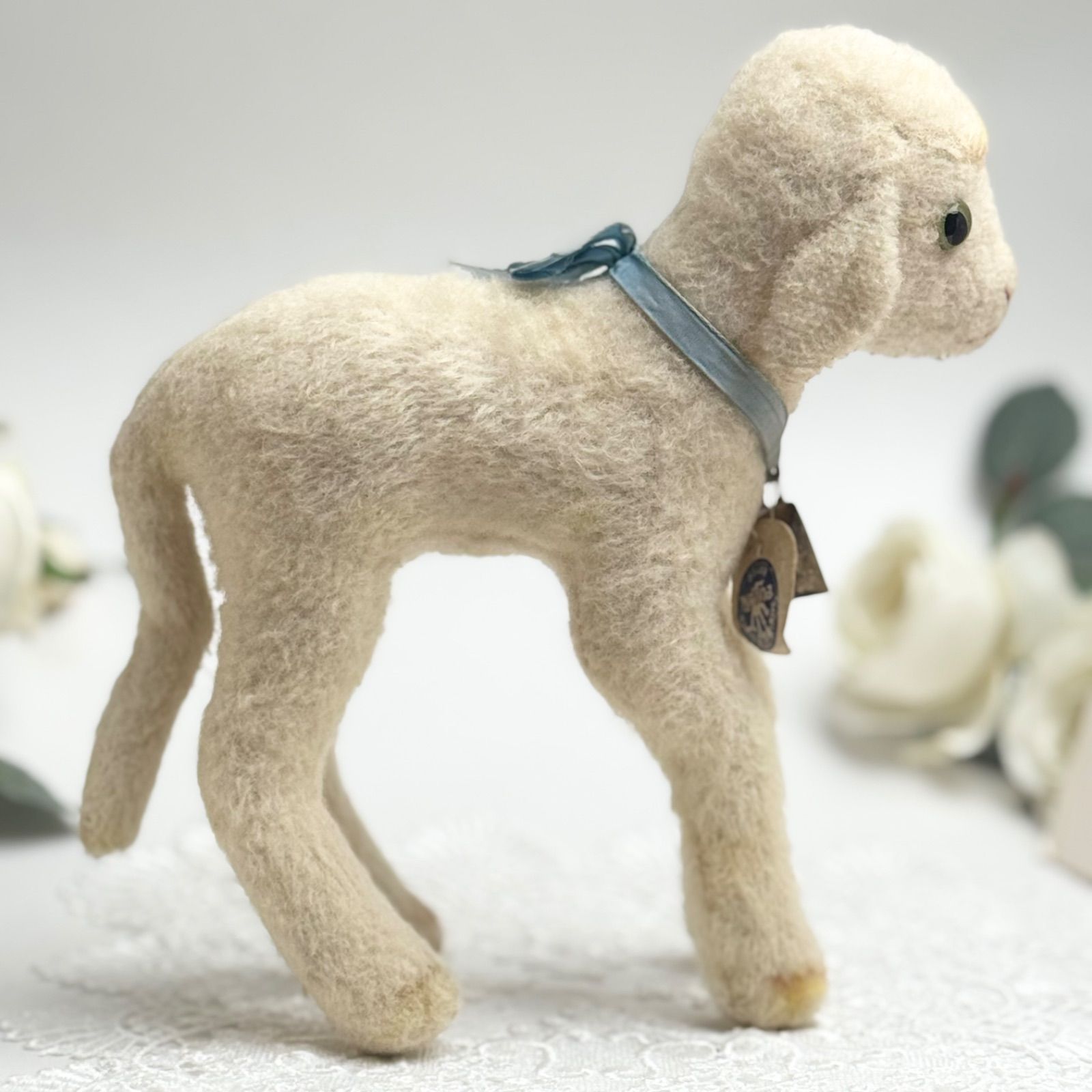 シュタイフ★Lamby 22cm★ヒツジのランビー/羊/ひつじ★Steiff Steiff - シュタイフ☆Lamby 22cm ALL ID's☆ヒツジのランビー