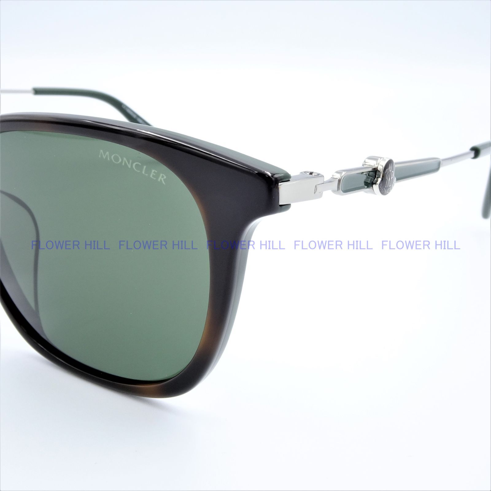 MONCLER モンクレール ML0225-F 52R 偏光サングラス ダークハバナ