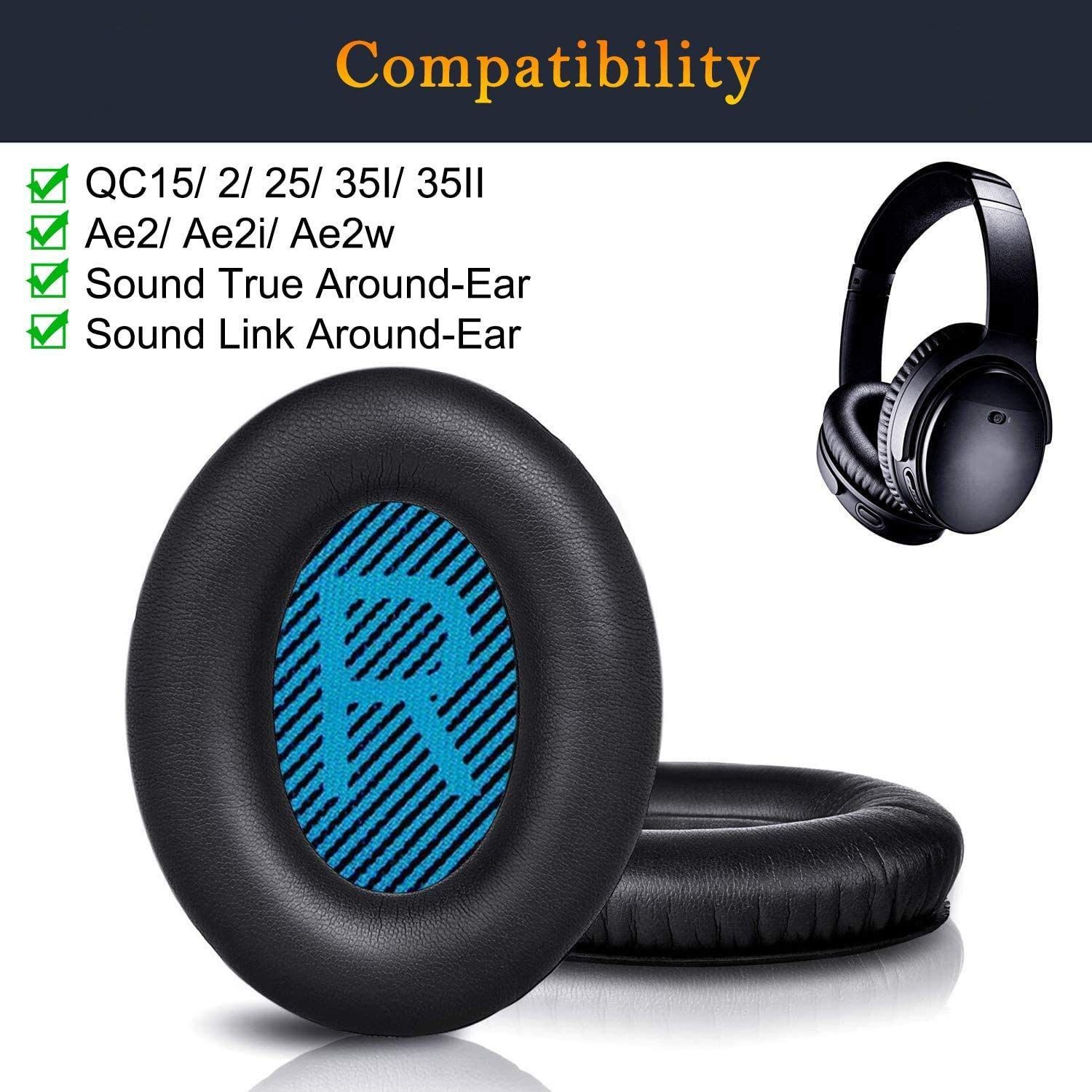 ボーズ✨QC35 QC15 QC25 QC2⭐イヤーパッド 交換 BOSE - ヘッドホン