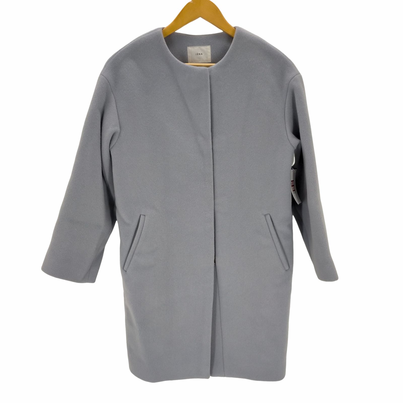 IENA ノーカラーコート wool 100% 34 イエナ IENA ノーカラー ウール コート レディース JPN：34 - メルカリ