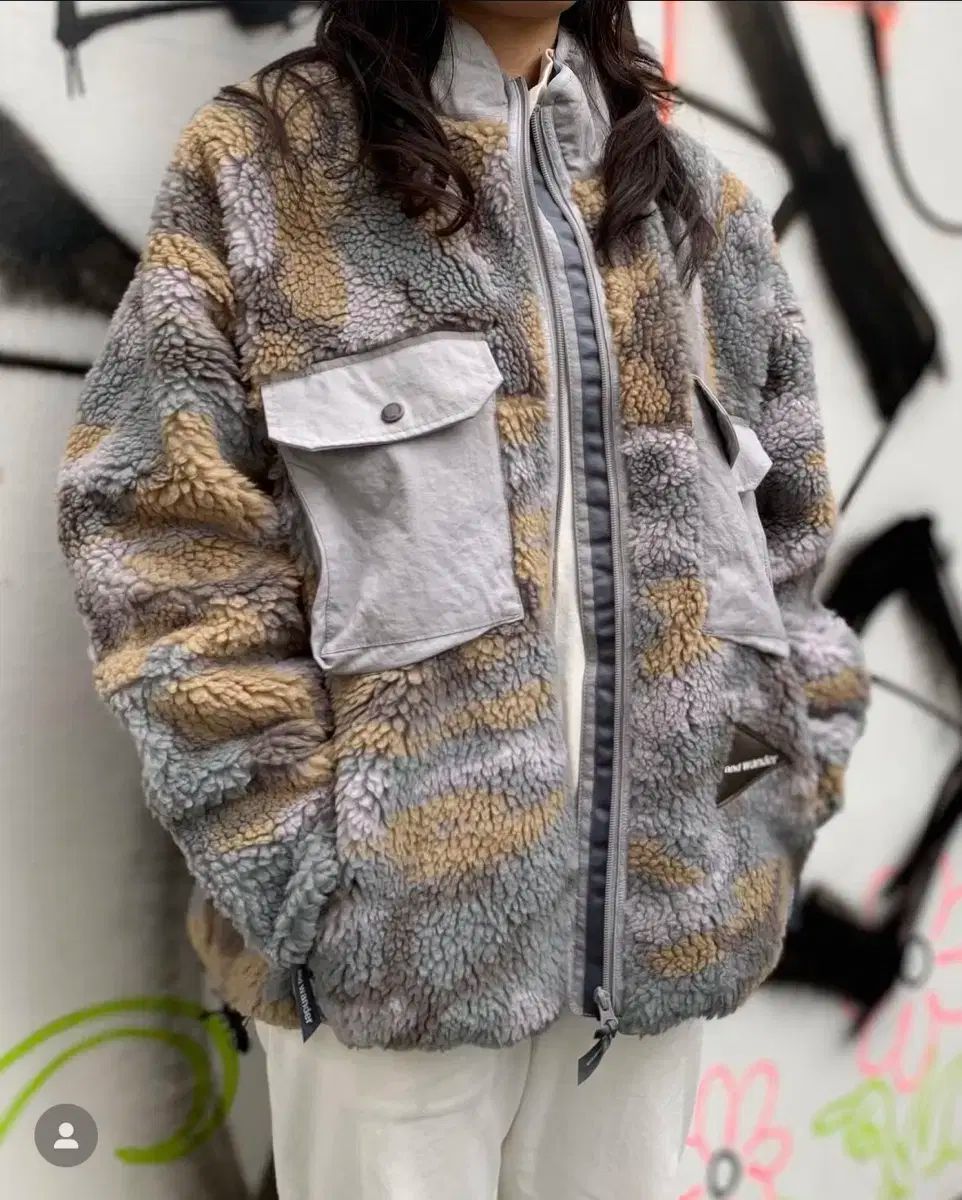 4 and wander(アンドワンダー) ボア ジャケット 出品
