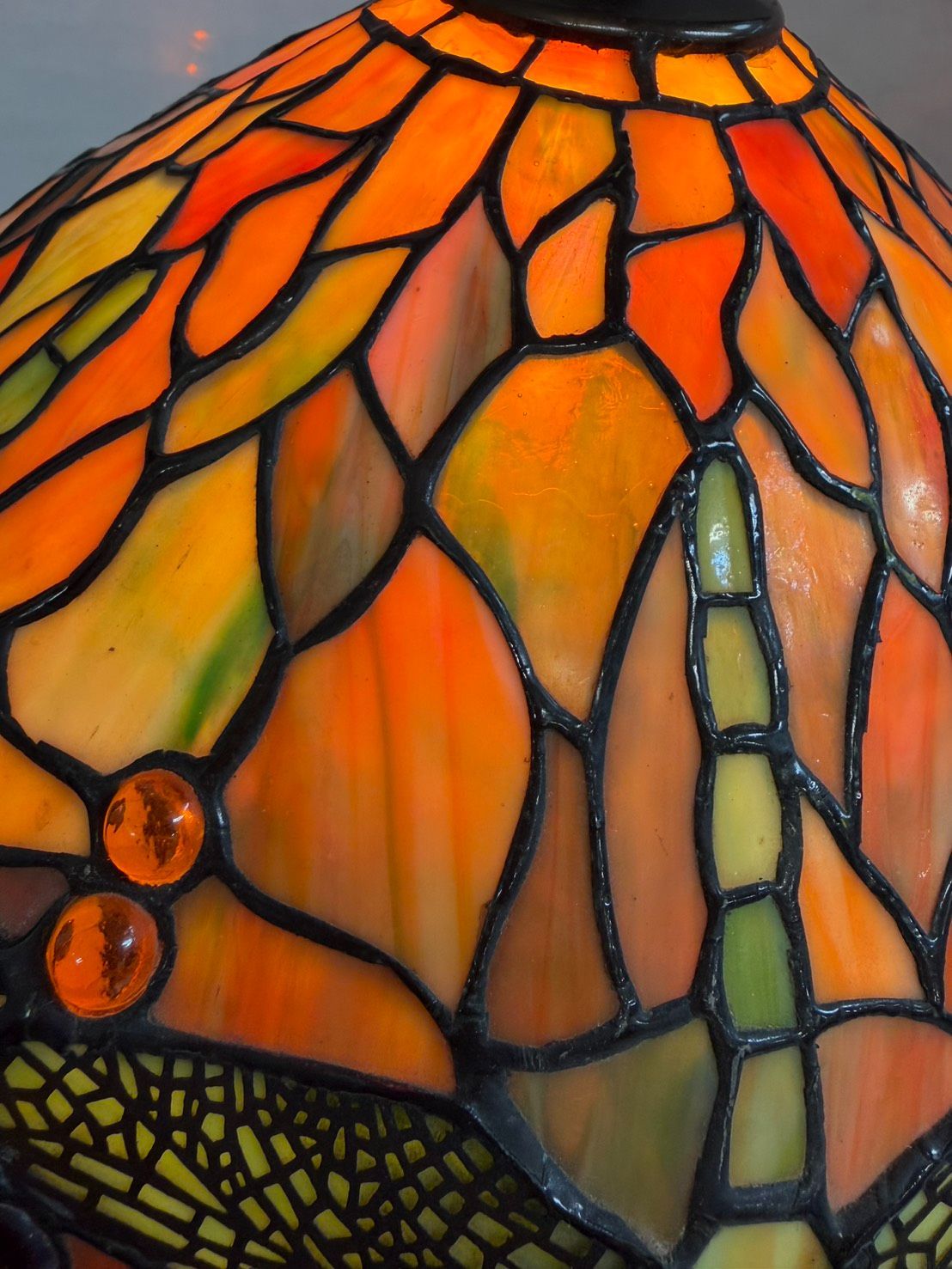 ヴィンテージライトトンボ ステンドグラス