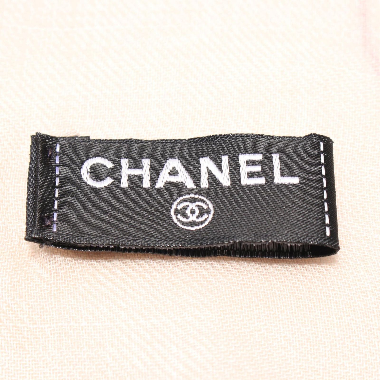 スカーフ - カシミヤ、ベージュ — ファッション | CHANEL シャネル