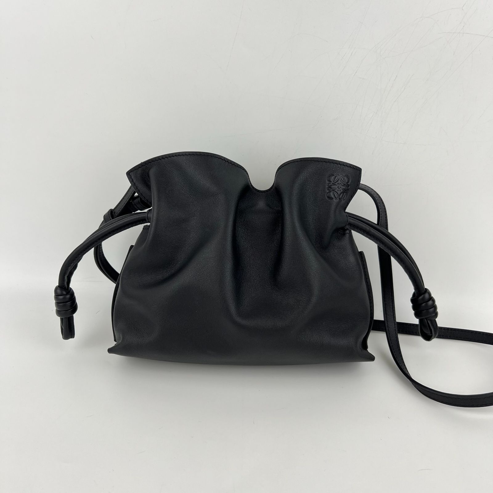 中古】LOEWE ロエベ アナグラム フラメンコクラッチミニ