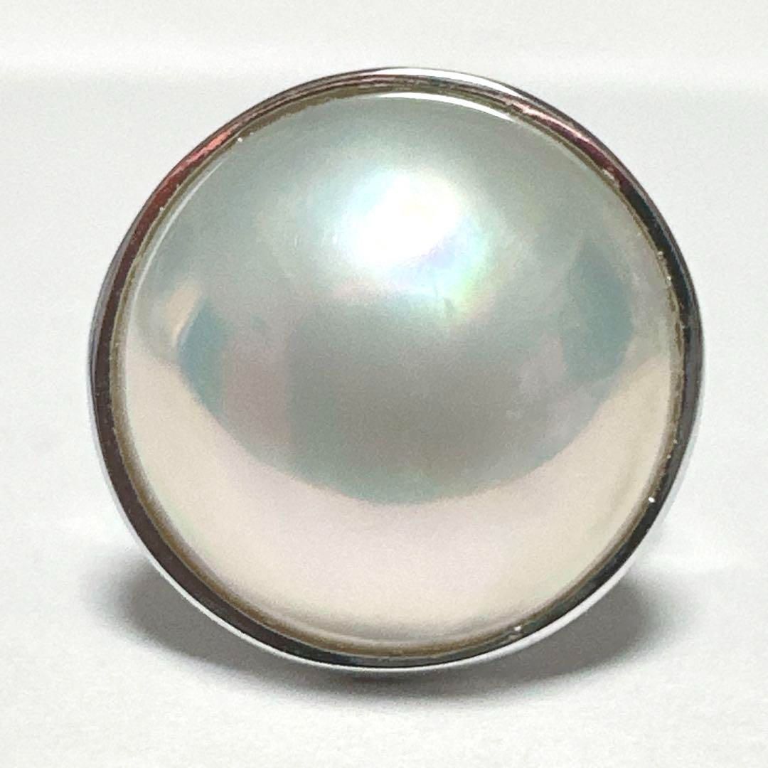 極美品　TASAKI　タサキ　指輪　リング　シルバー　マベパール約1.5cm 極美品 TASAKI タサキ 指輪 リング シルバー マベパール約1.5cm - メルカリ