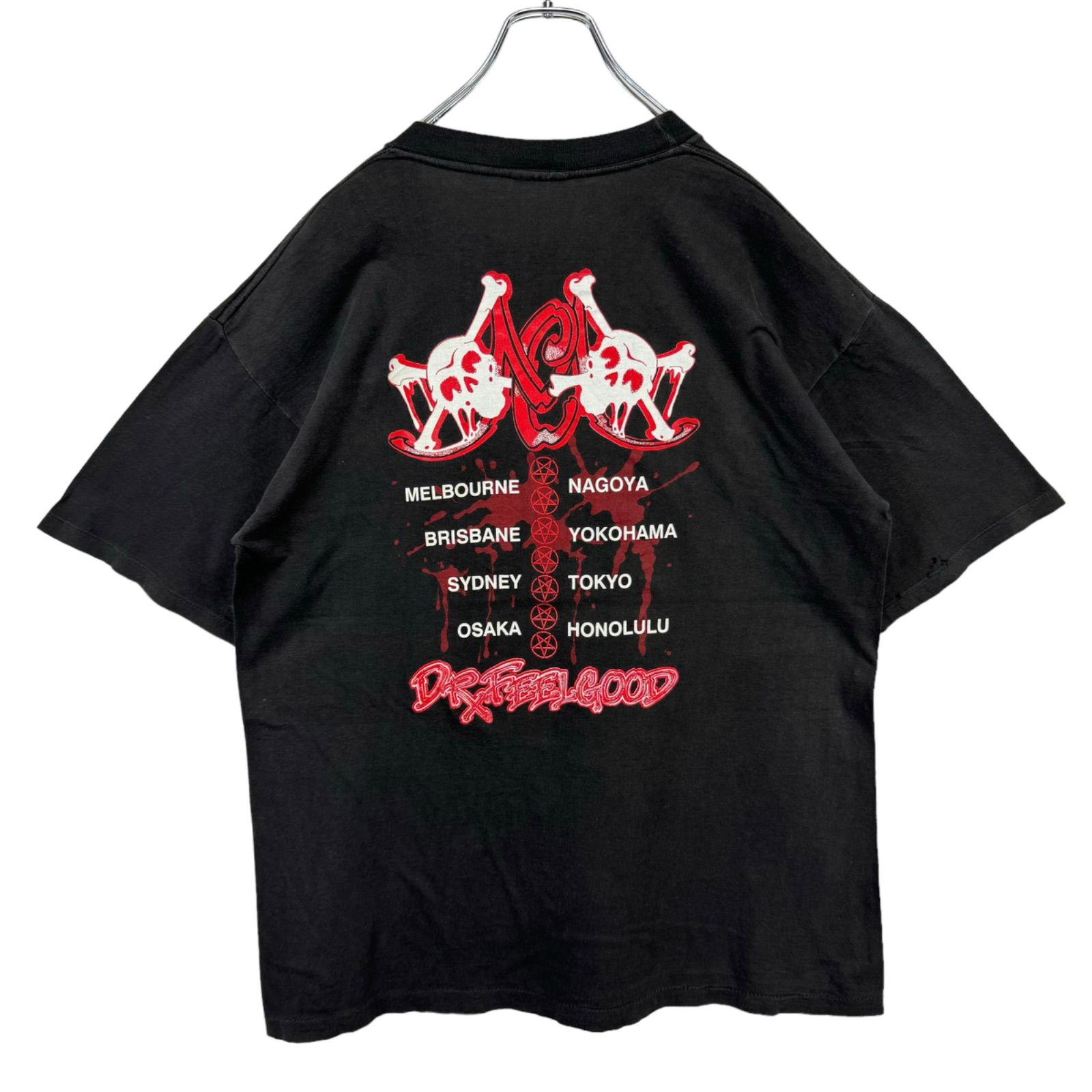 XL 89～90s USA製 Motley Crue モトリークルー DR.FEELGOOD US TOUR T ...