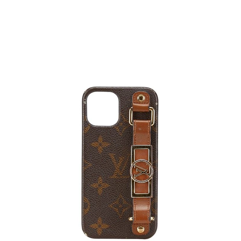 LOUIS VUITTON iPhone12/12PROケース モノグラム 黒 ヴィトン iPhone12