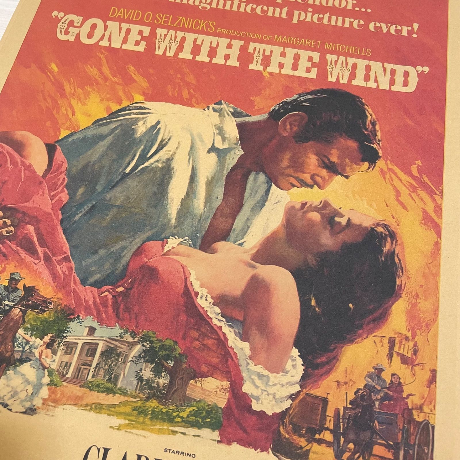 映画ポスター『風と共に去りぬ』 K690A3 映画 風と共に去りぬ ポスター レトロ 洋画 クラークケーブル