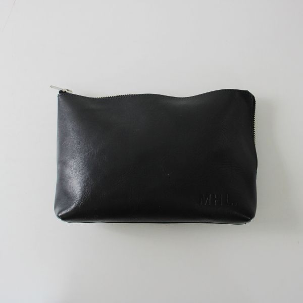 【新品】マーガレットハウエル　レザーポーチ BASIC LEATHER ポーチ【MHL.】