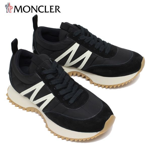 24SS新作 モンクレール MONCLER  レディース PACEY スニーカー【ブラック】 4M00140 M4156 998/【2024SS】l-shoes