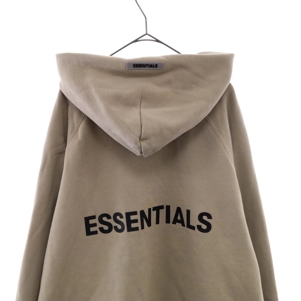 ESSENTIALSエッセンシャルズFULL-ZIP バックロゴ ジップパーカー  