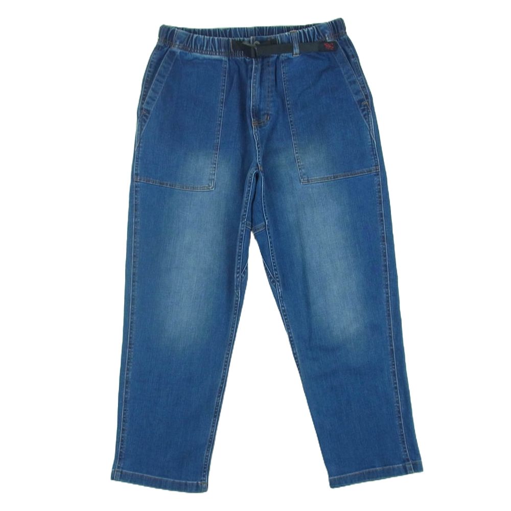Gramicci グラミチ G3FU-P004 STRETCH DENIM LOOSE TAPERED PANT ルーズ テーパード ストレート デニム パンツ インディゴブルー系 M【中古】