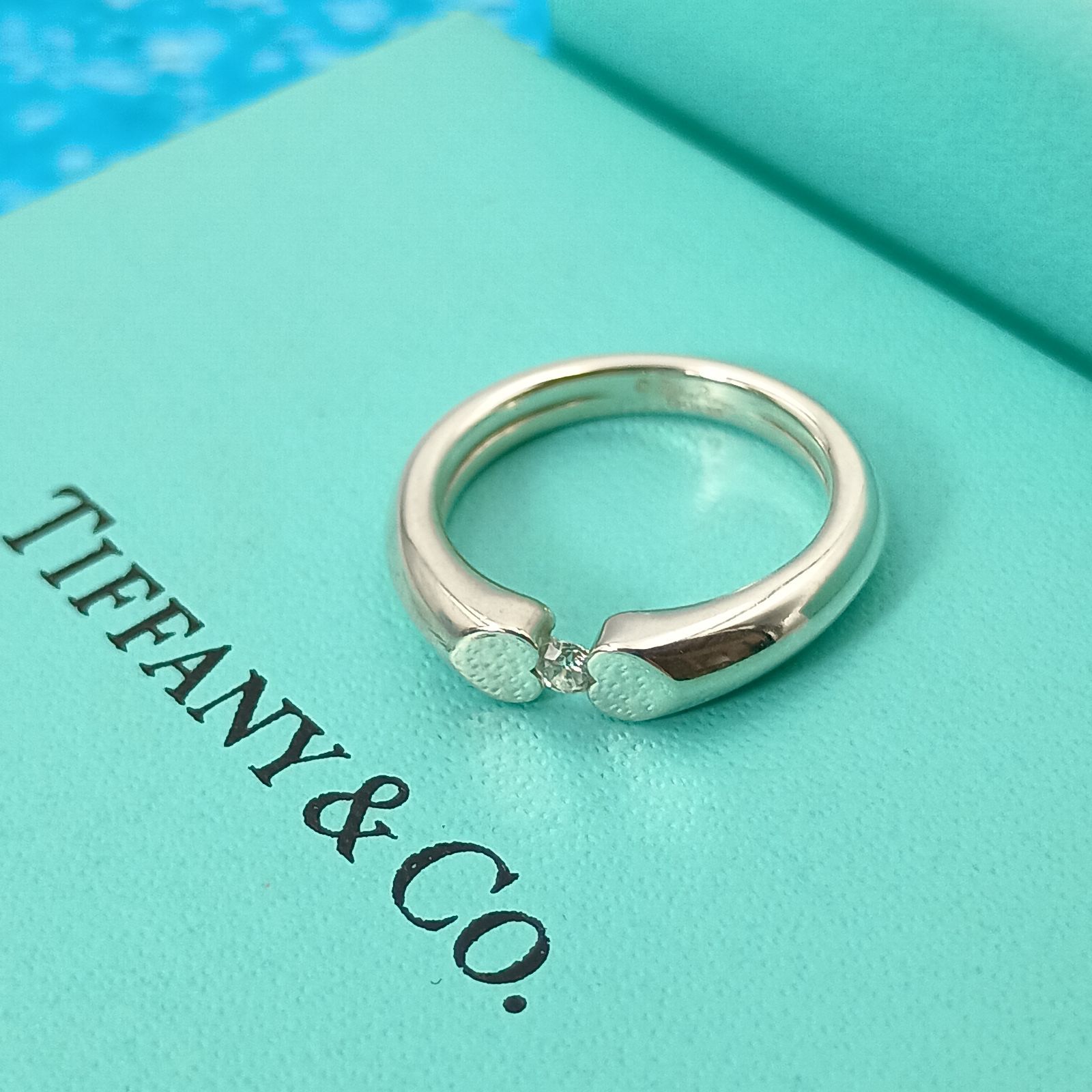 TIFFANY&Co. ティファニー 7号 テンダネス リング レディース ハート