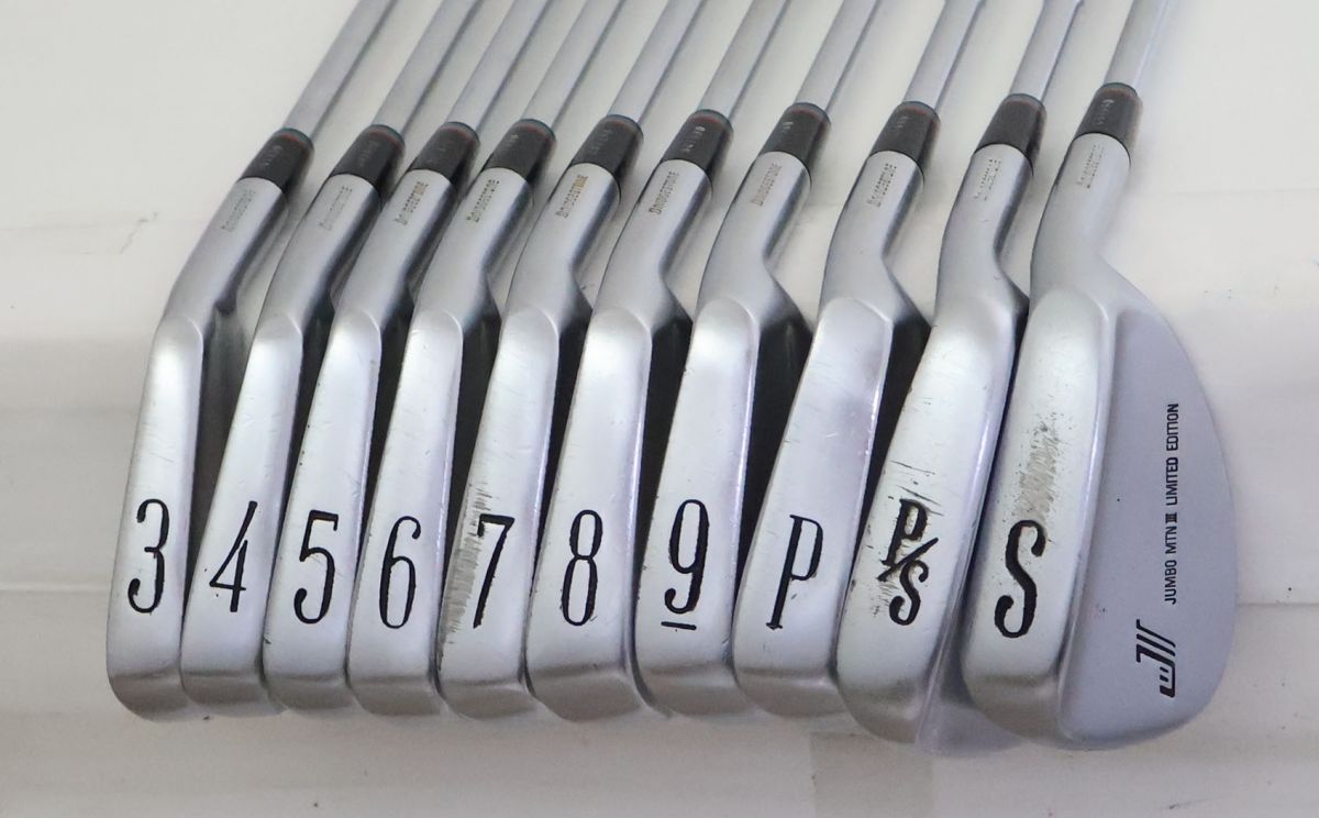 ●伝説の名器 ブリヂストン ジャンボ JUMBO MTN3 LIMITED EDITION アイアン 10本セット オリジナルスチール R 82083