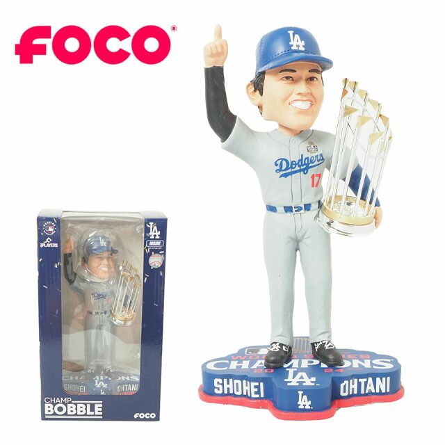 大谷翔平 WS2024Champ プレーヤーイントロフィー8インチボブルヘッド② 大谷翔平 ロサンゼルス・ドジャース 2024 ワールドシリーズ