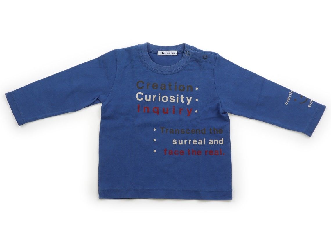 familiar Tシャツ / サイズ90 / ネイビー familiar(ファミリア) Tシャツ 90 ネイビー - メルカリ
