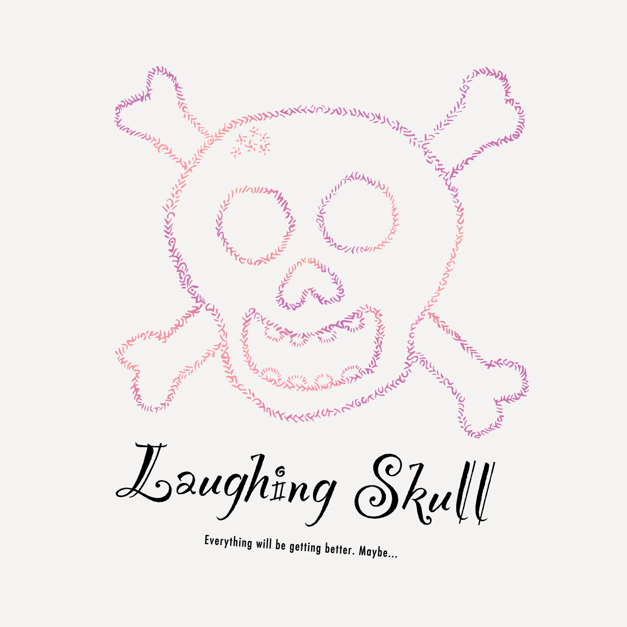 グラフィックスウェット　Laughing Skull Color -Sweat-