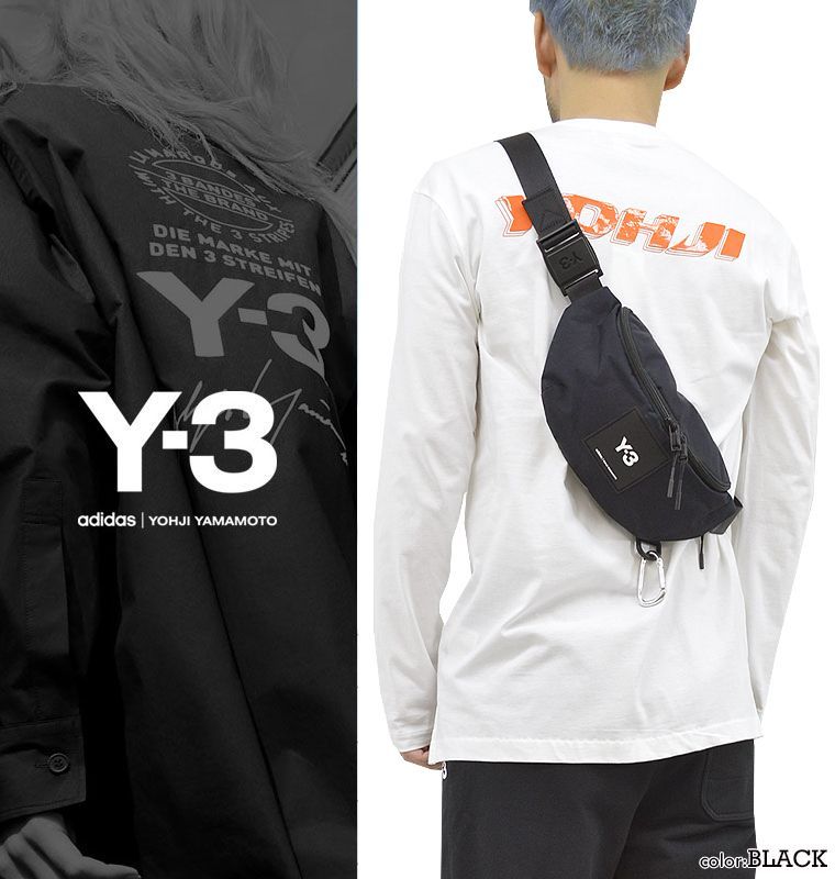Y-3 ワイスリー Y-3ウエストバッグ WAISTBAG 男女兼用 即納 希少  
