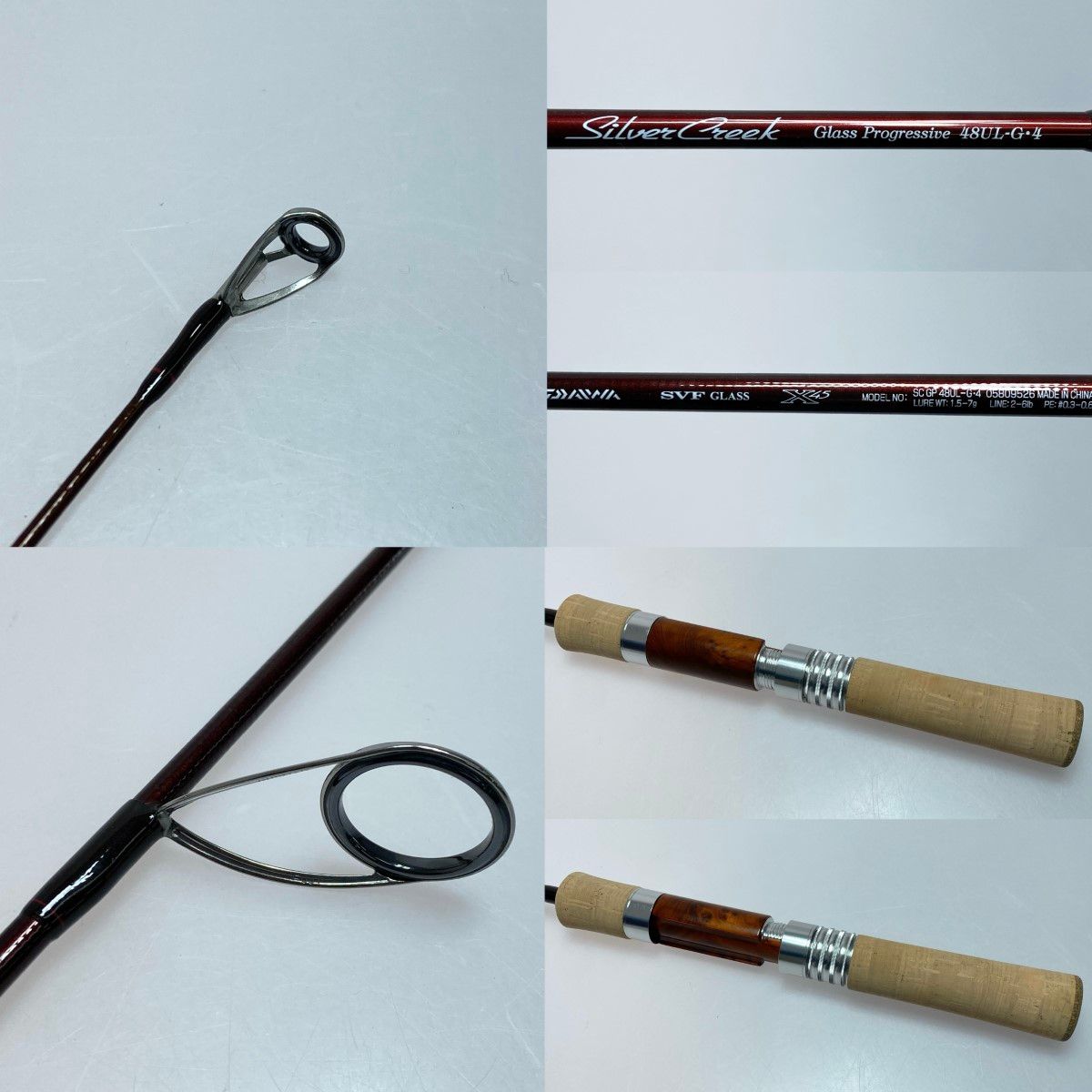 ダイワ　シルバークリークＸ　5.6フィート ダイワ(Daiwa) シルバークリーク グラスプログレッシブ 48UL-G