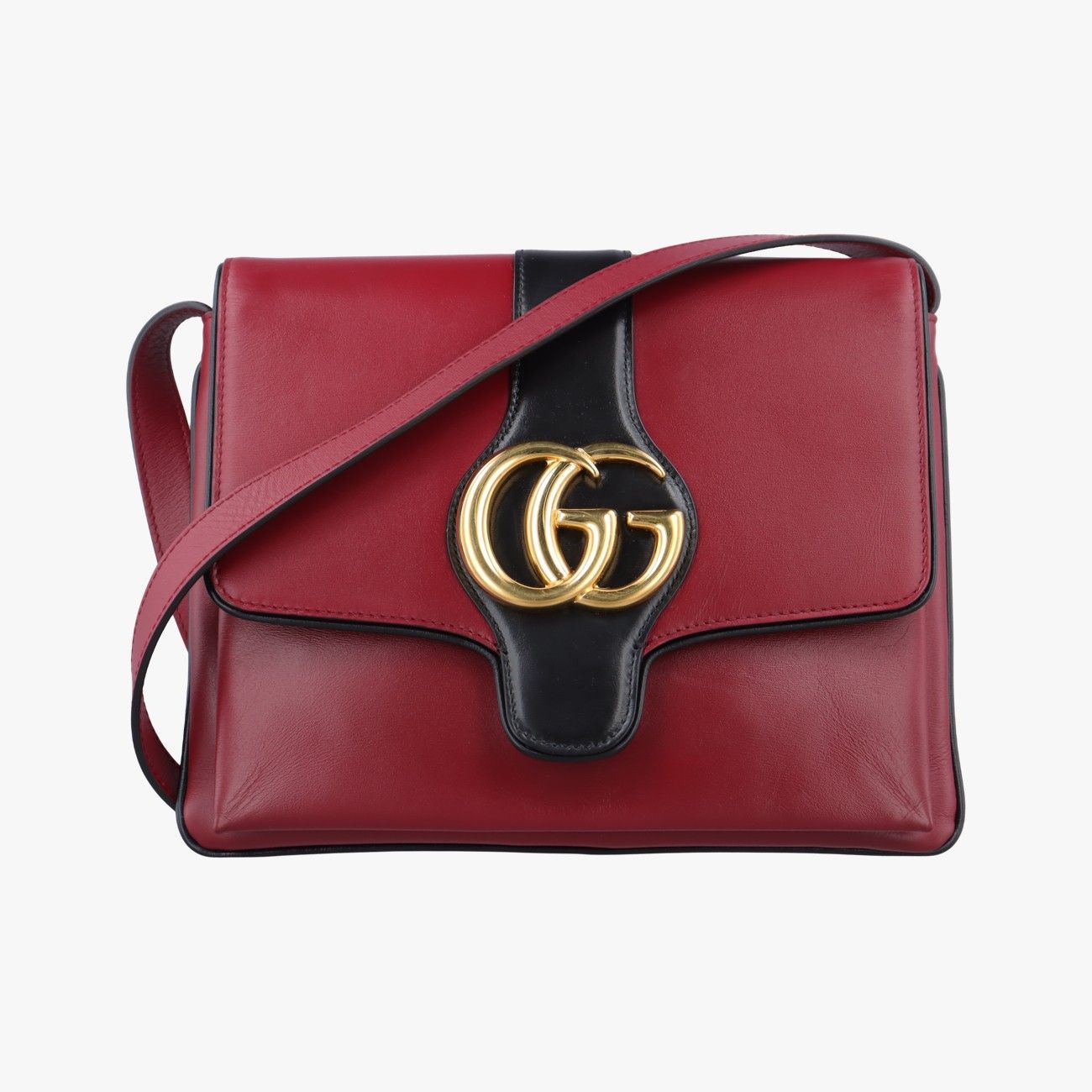 グッチGucciアリーレッド×ブラックレザー550126F030558442