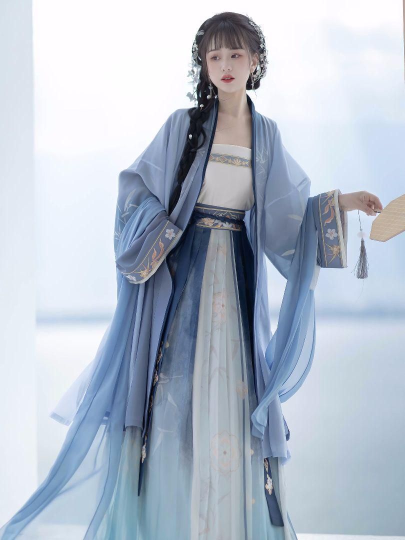 HF-257 漢服 コスプレ ワンピース 唐装 仙女服 中華風 コスプレ衣装 刺繍 可愛 民族風 制服 女装 舞台衣装 キャラクター衣装 学園祭 文化祭 雰囲気 お呼ばれ イベント 大人 舞台 新年会