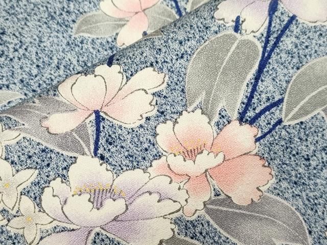 新品 通販ファッション - 平和屋着物□上質な小紋 枝花文 正絹