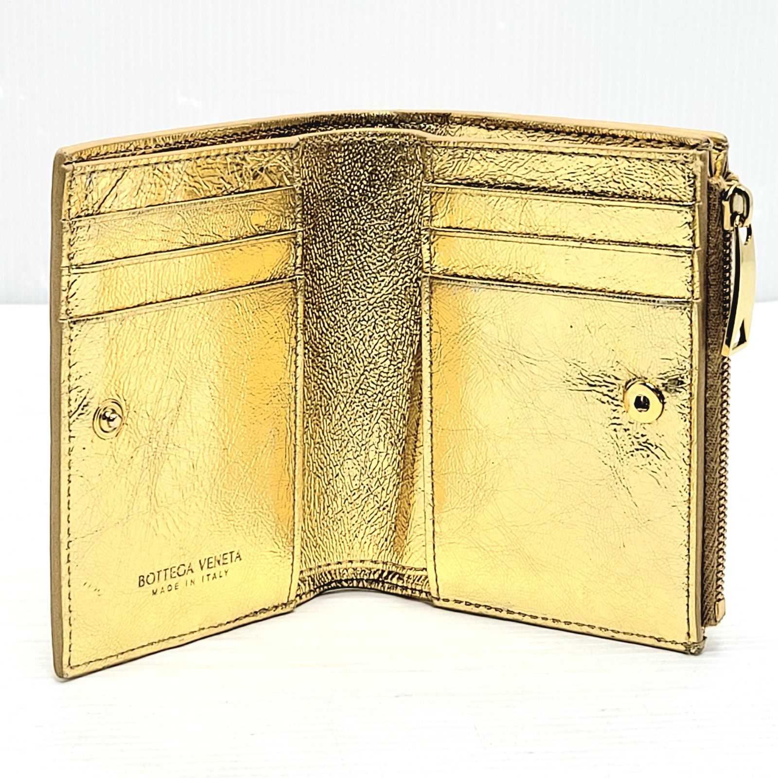 ボッテガヴェネタ イントレチャート スモール 二つ折りウォレット