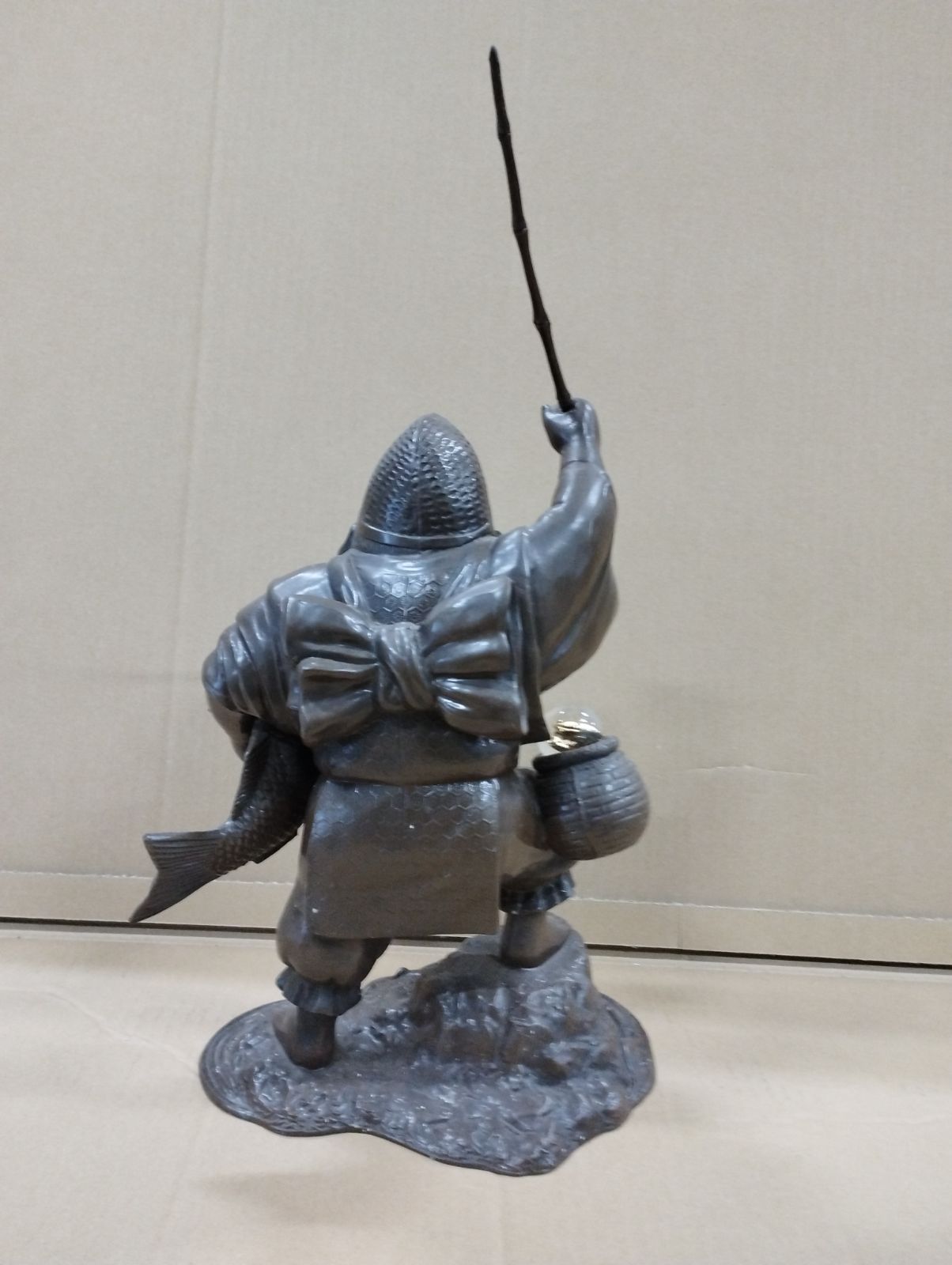 ☆値下げ☆恵比寿様 置物 アンティーク 骨董 金属製 - メルカリ