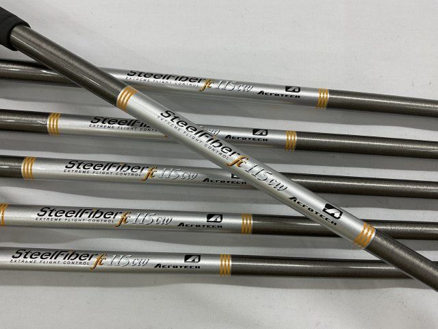 【中古】アイアンセット ブリヂストン 【大人気】221CB　アイアン　6本/スチールファイバーfc115CW/F4 (S)/25[4405]■神戸長田