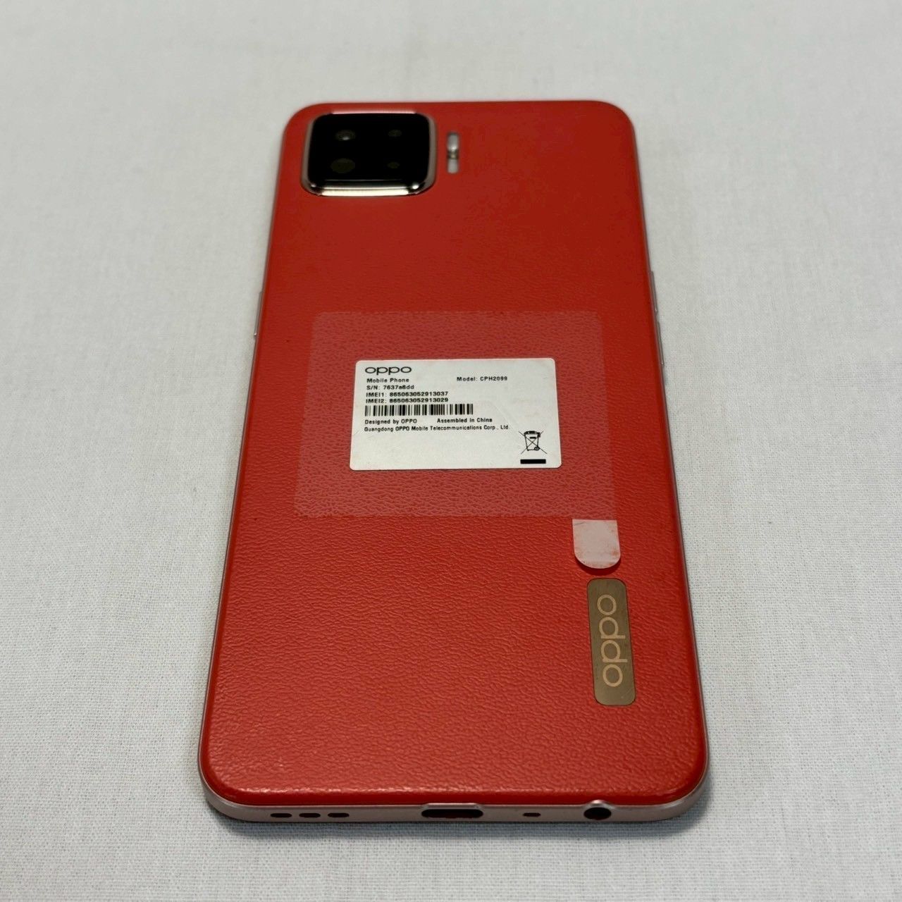 OPPO A73 オレンジ　付属品付き OPPO CPH2099 OR スマートフォン A73 ダイナミック オレンジ