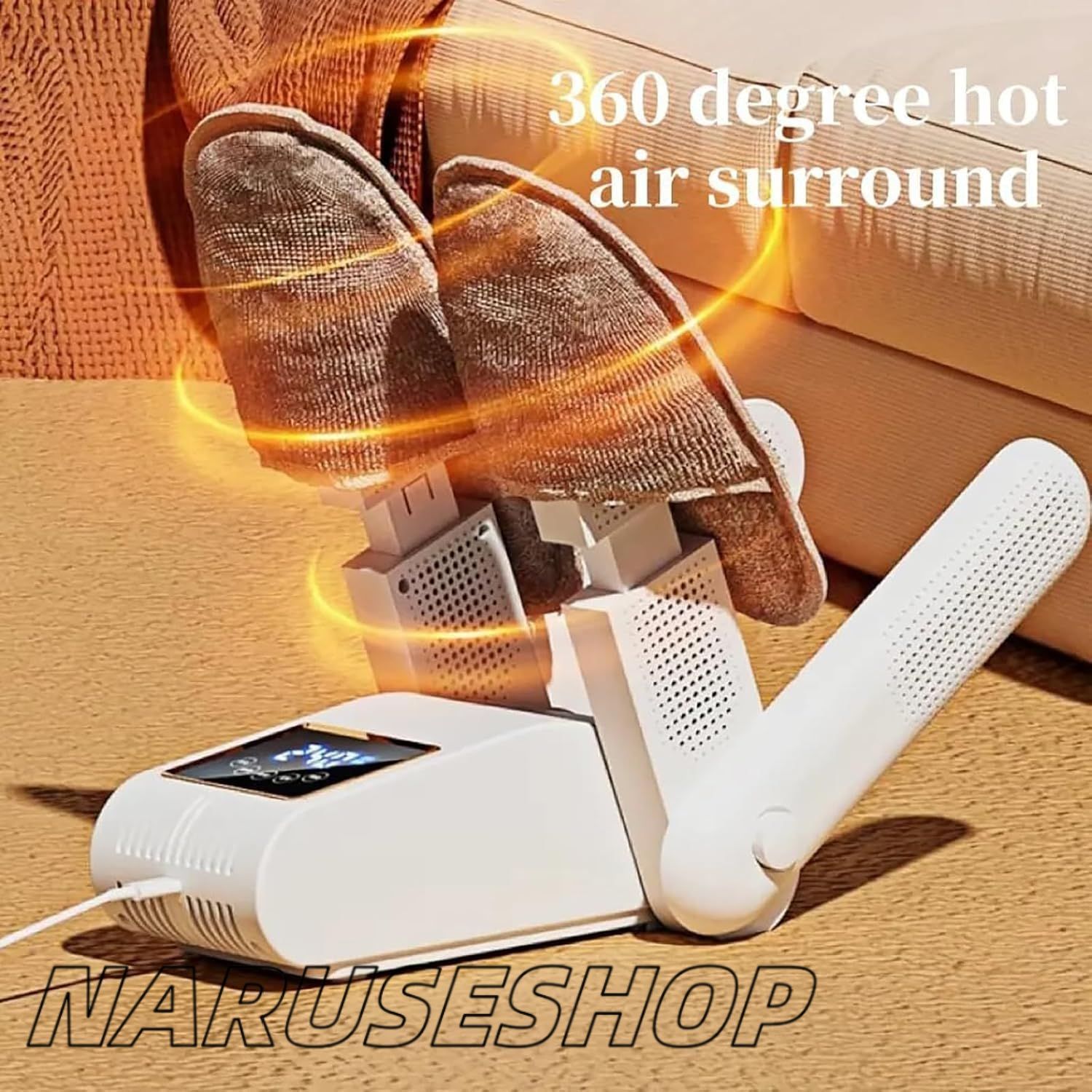 電動靴乾燥機 ダブルVブラケット付き冬用ブーツ乾燥機