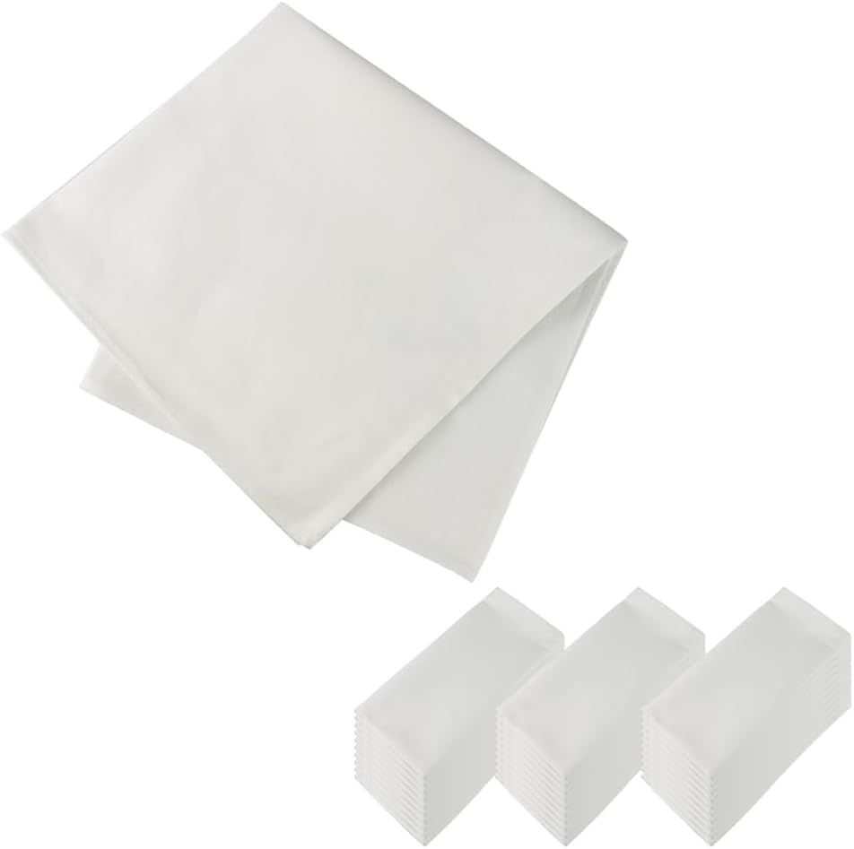 2～300枚 小物銘選 テーブルナプキン ワイン トーション 50×50cm 綿100％ 無地 レストラン用 業務用 30 30